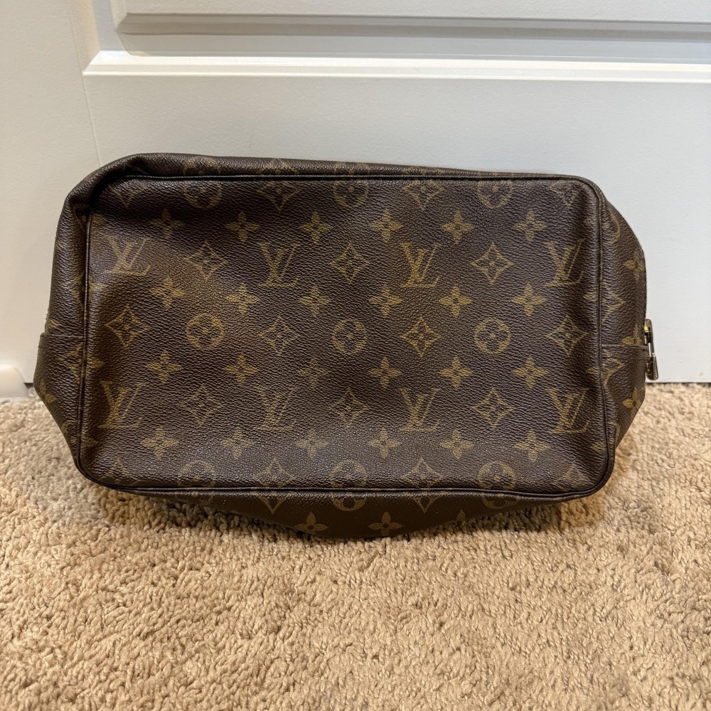 Louis Vuitton Brown Monogram Travel Pouch